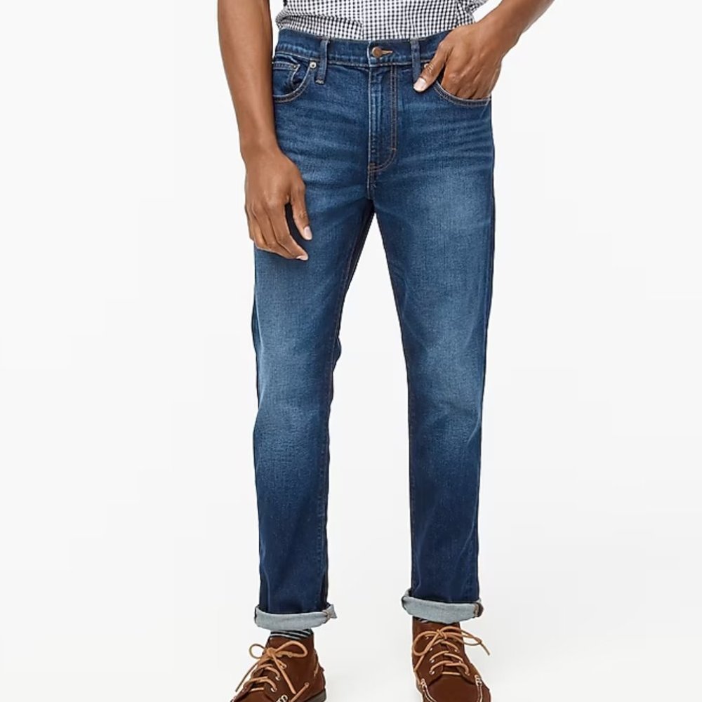 J.Crew Mercantile Straight-fit jean in signature flex (W33 L32)